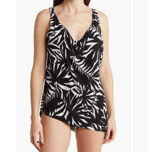 MAGICSUIT Chicly Shaded Winnie Tankini Top, Size 8 NWT